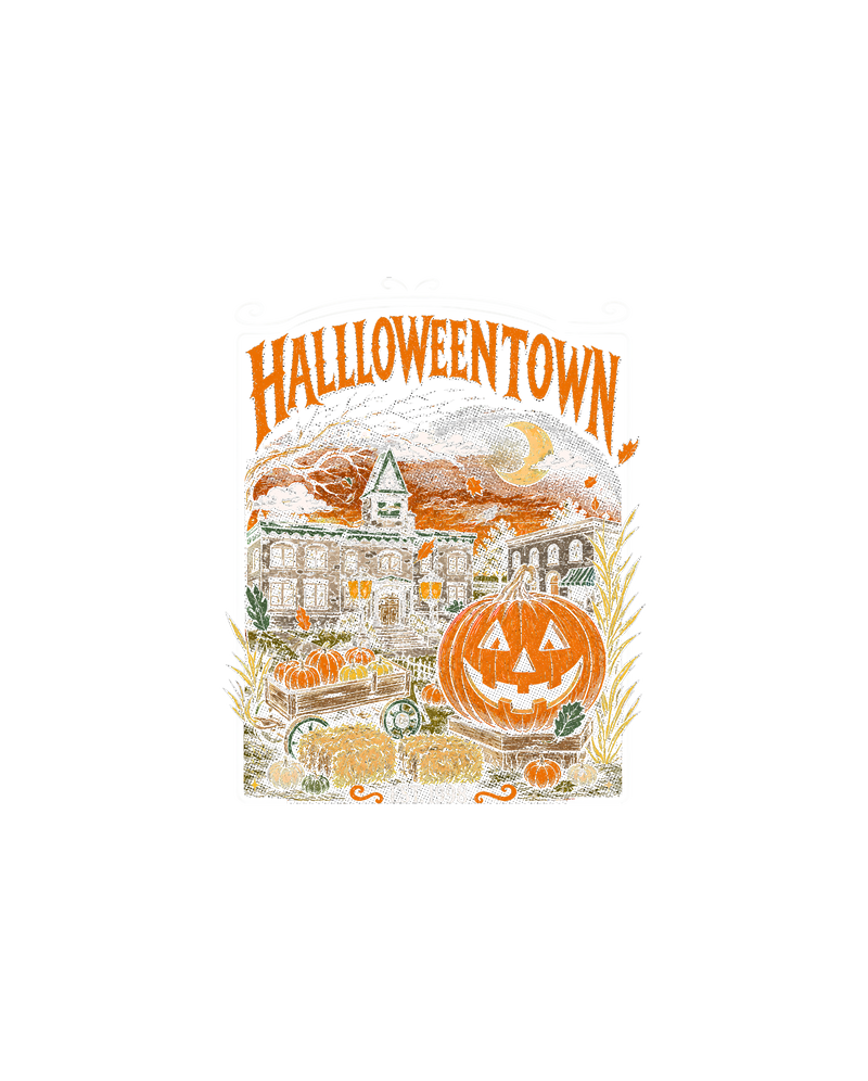 Halloweentown EST. 1998 Vintage Town Square - DTF Transfer