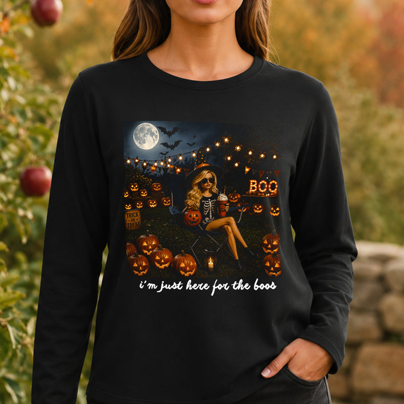 I'm Just Here For The Boos Doll - DTF Transfer