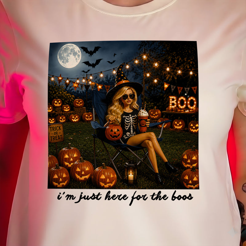I'm Just Here For The Boos Doll - DTF Transfer