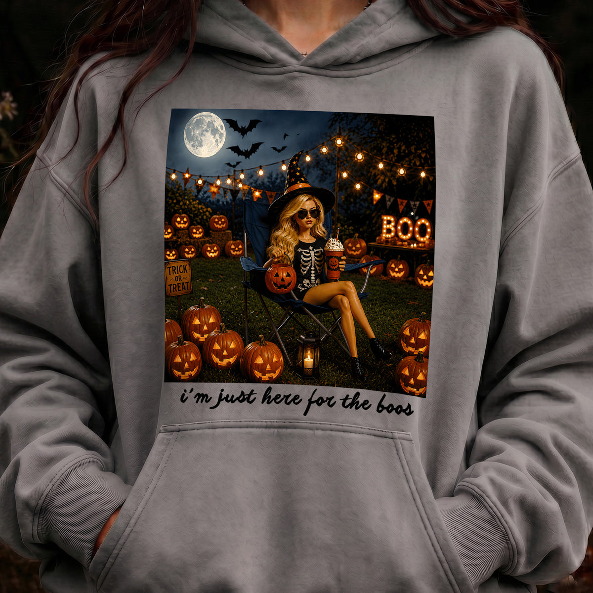 I'm Just Here For The Boos Doll - DTF Transfer