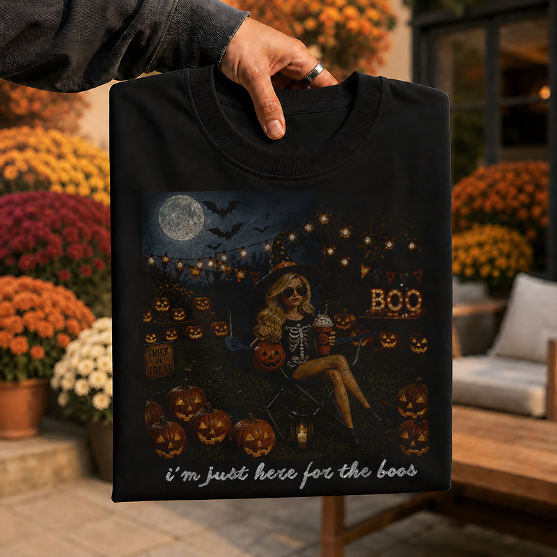 I'm Just Here For The Boos Doll - DTF Transfer