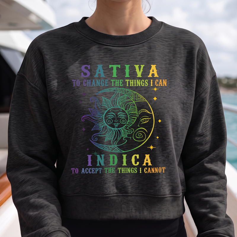Sativa & Indica Serenity - DTF Transfer