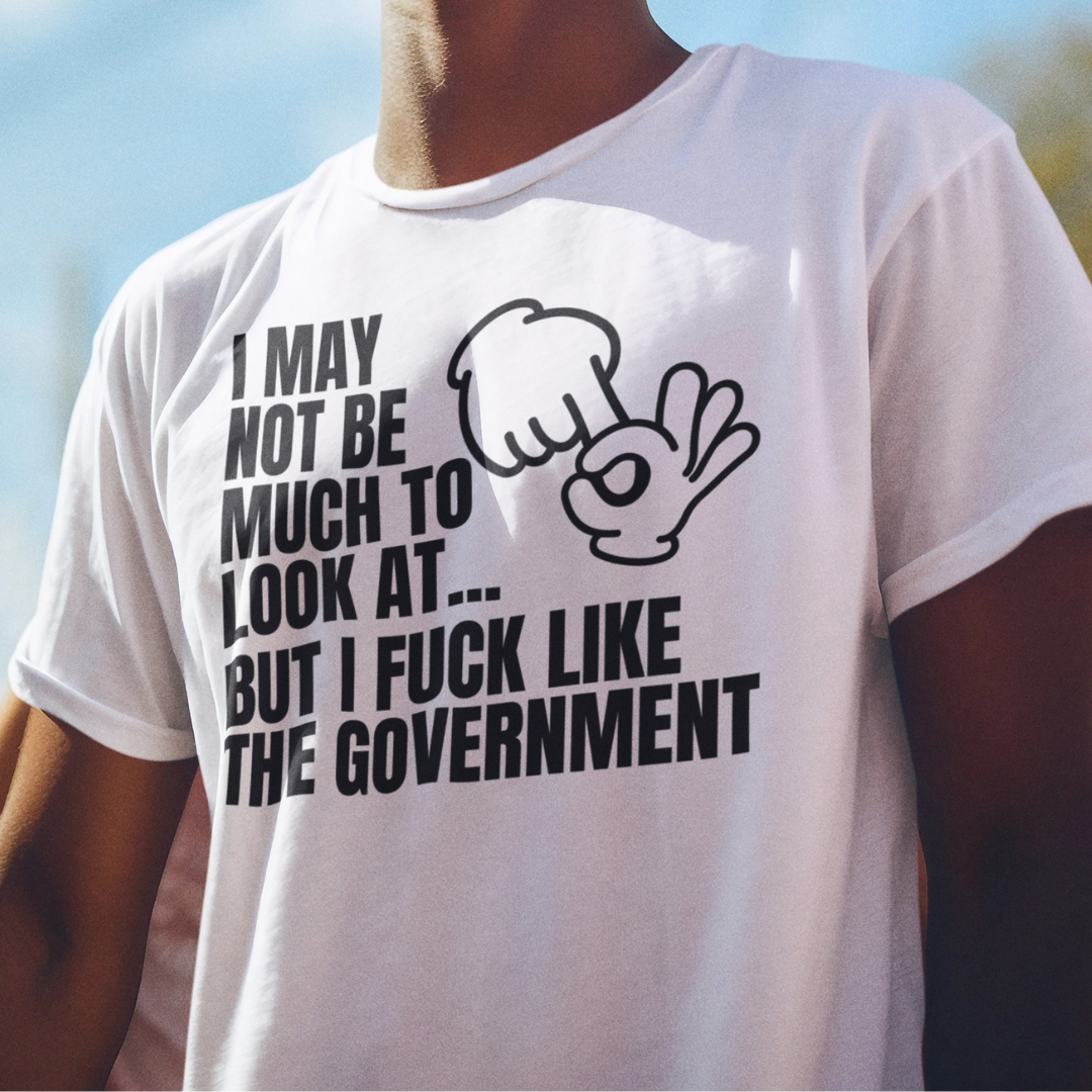 I F*ck Like The Government - Hands - T-Shirt Graphic Tee