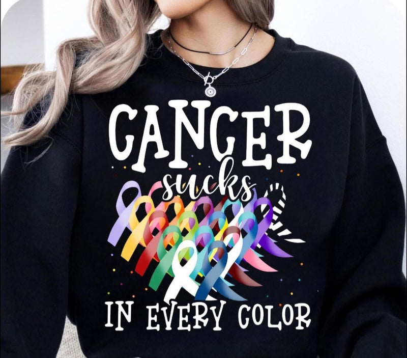 Cancer Sucks in all Colors - DTF Transfer