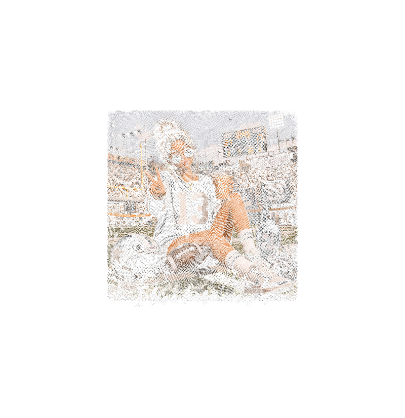 I Live Here Now Football Stadium - DTF Transfer