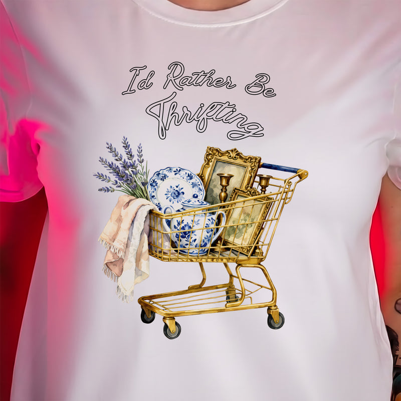 I'd Rather Be Thrifting- DTF Transfer