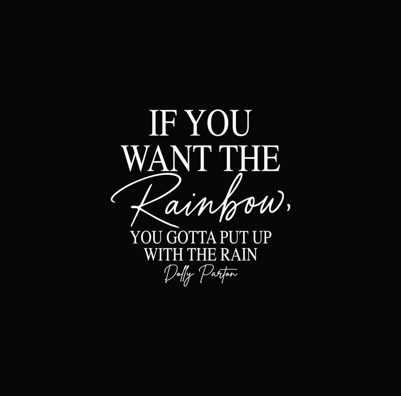 If You Want The Rainbow DTF Transfer