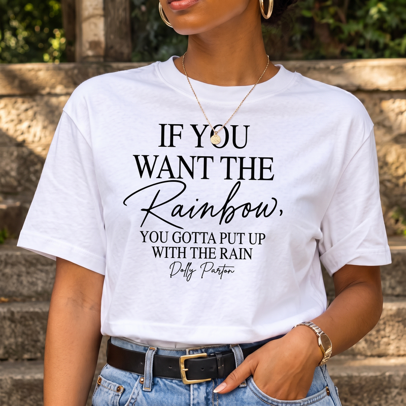 If You Want The Rainbow DTF Transfer