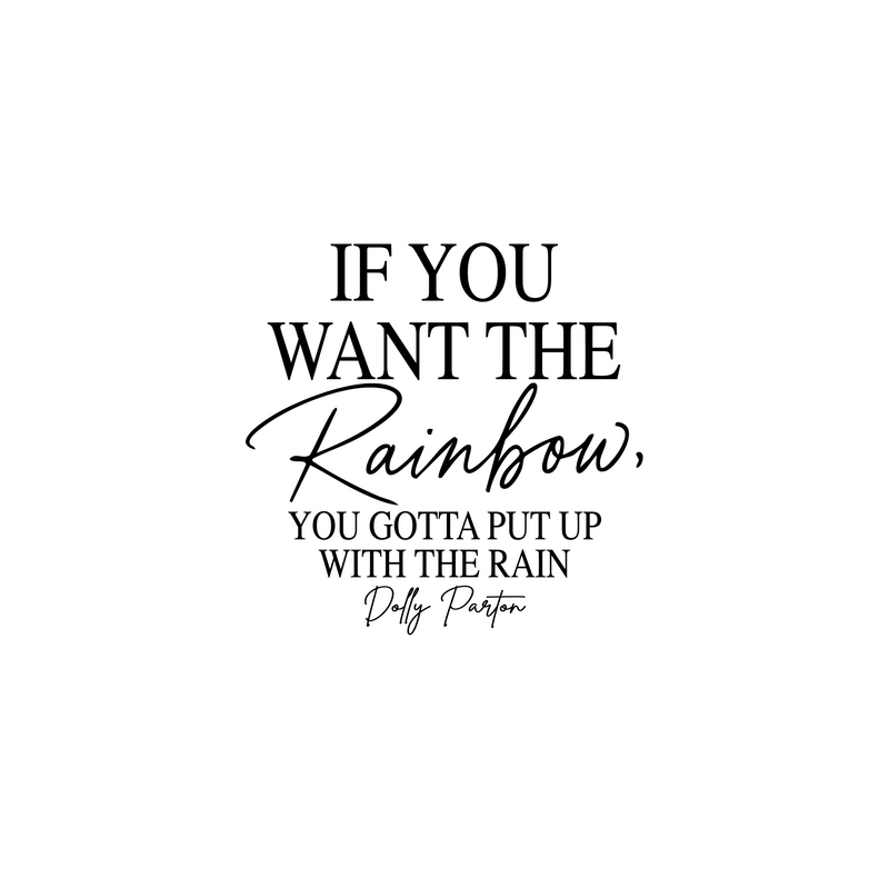 If You Want The Rainbow DTF Transfer
