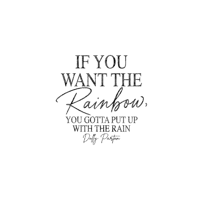 If You Want The Rainbow DTF Transfer