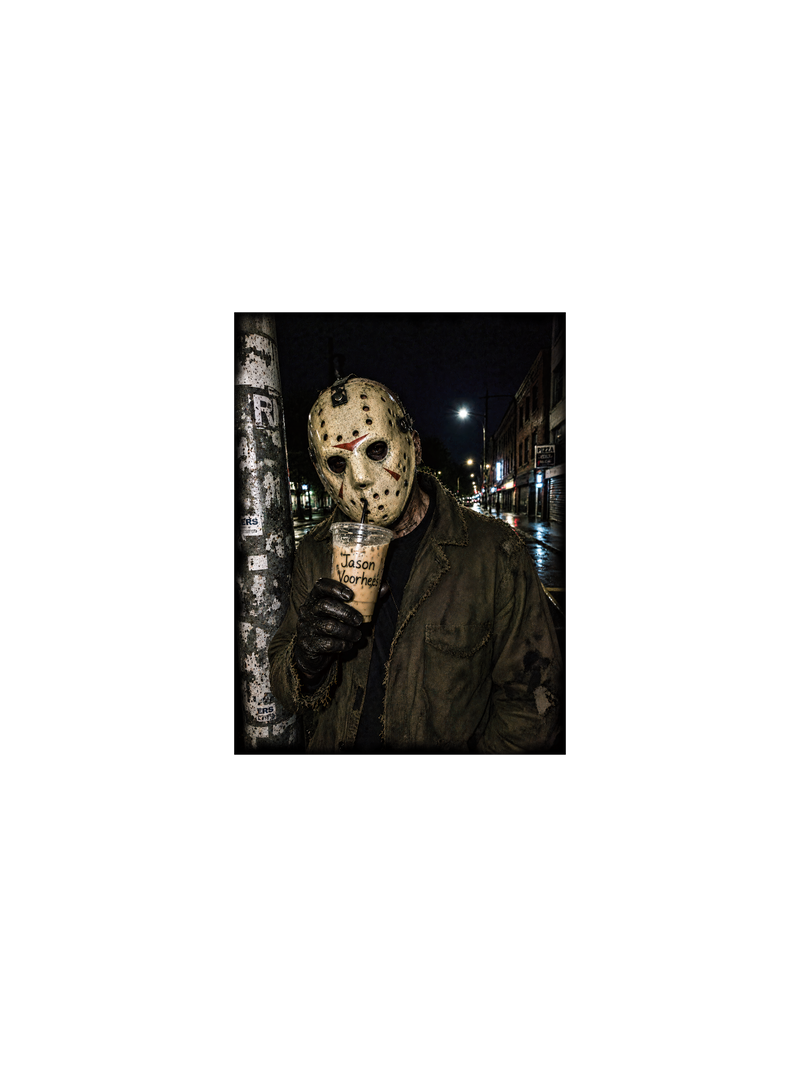 Jason Voorhees Nighttime Sip DTF Transfer