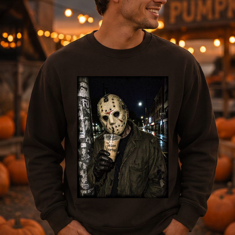 Jason Voorhees Nighttime Sip DTF Transfer
