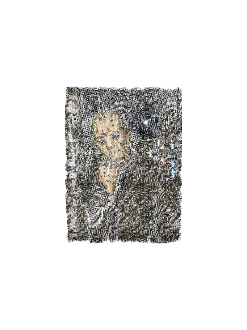Jason Voorhees Nighttime Sip DTF Transfer