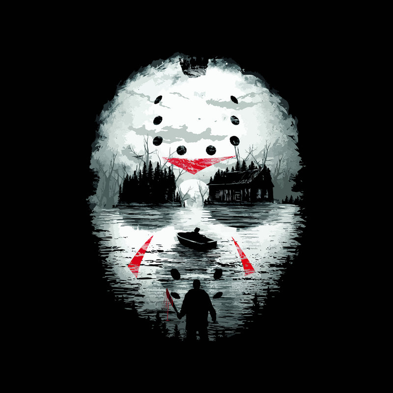Crystal Lake Illusion Mask - DTF Transfer