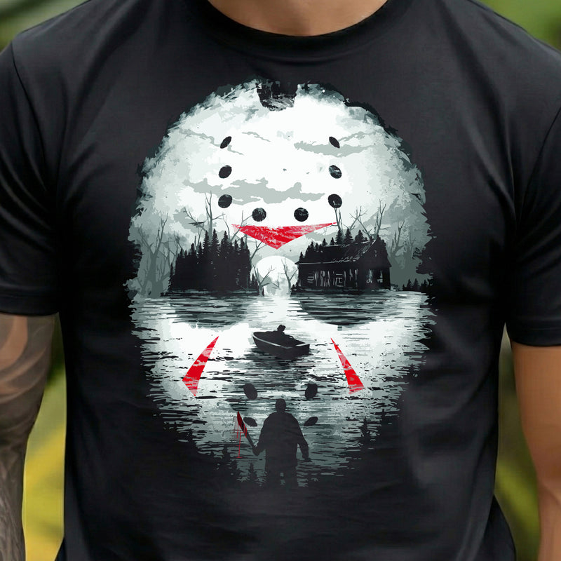 Crystal Lake Illusion Mask - DTF Transfer