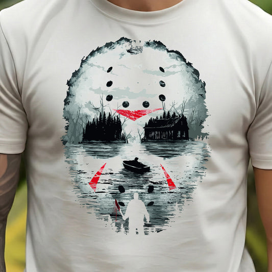 Crystal Lake Illusion Mask - DTF Transfer