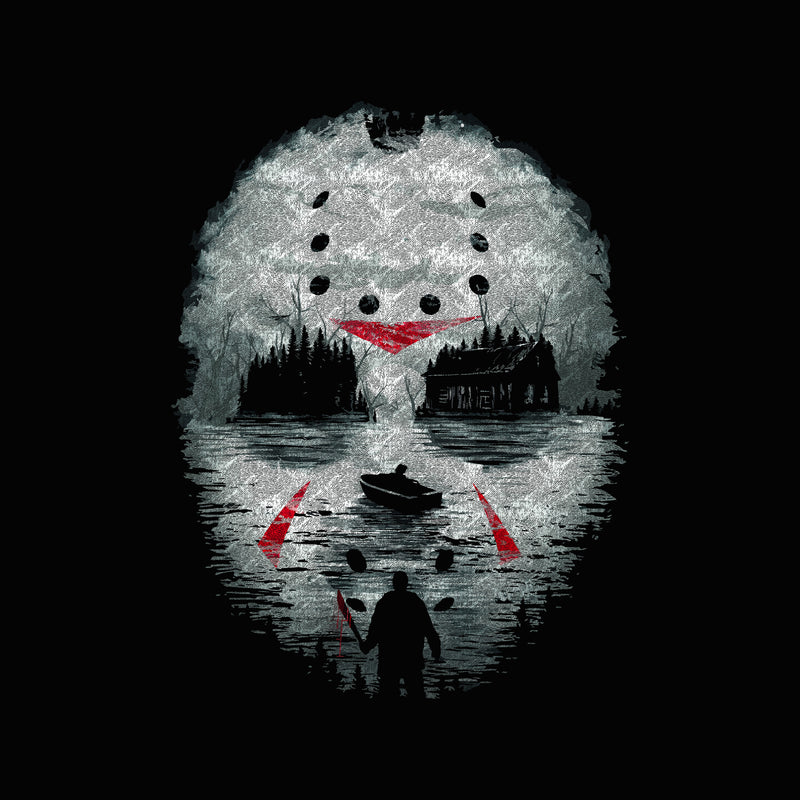 Crystal Lake Illusion Mask - DTF Transfer