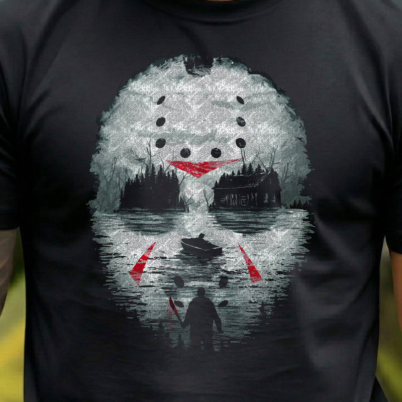 Crystal Lake Illusion Mask - DTF Transfer