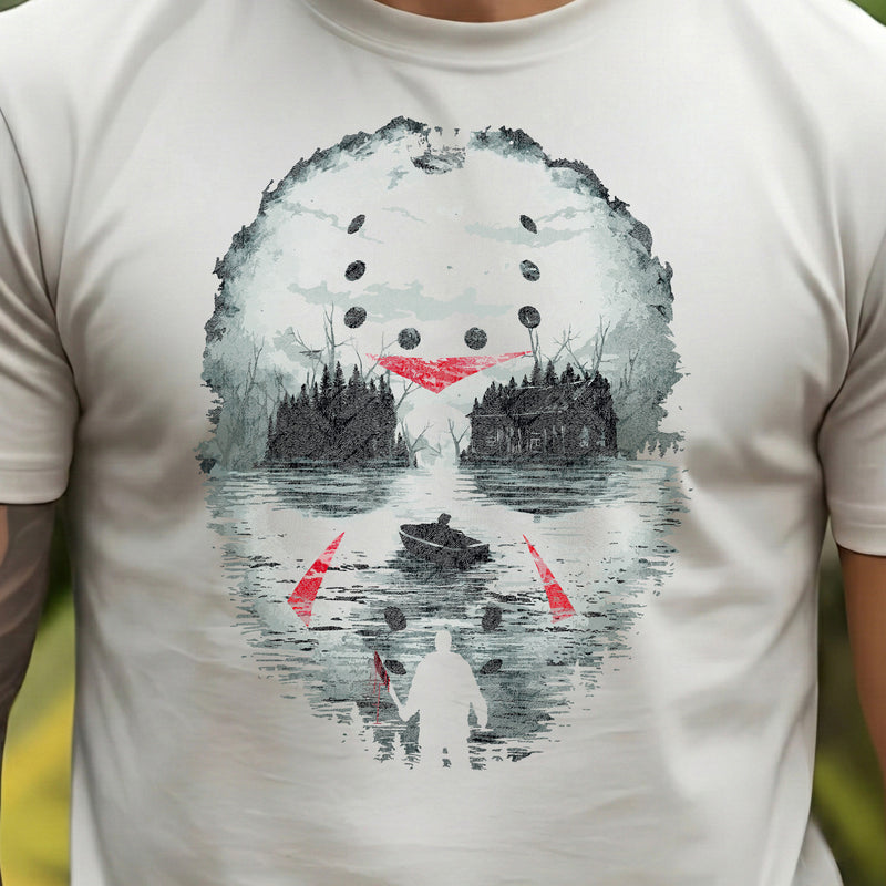 Crystal Lake Illusion Mask - DTF Transfer