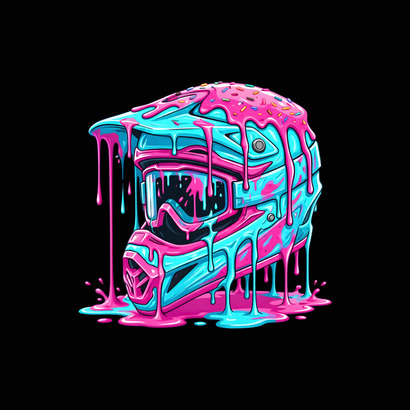 Sugar Rush Drip Helmet - DTF Transfer