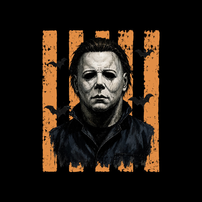 Vintage Striped Michael Myers - DTF Transfer