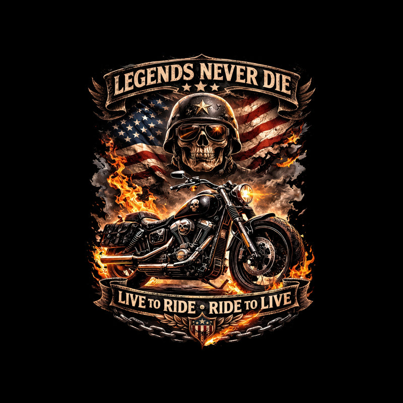 Legends Never Die - DTF Transfer
