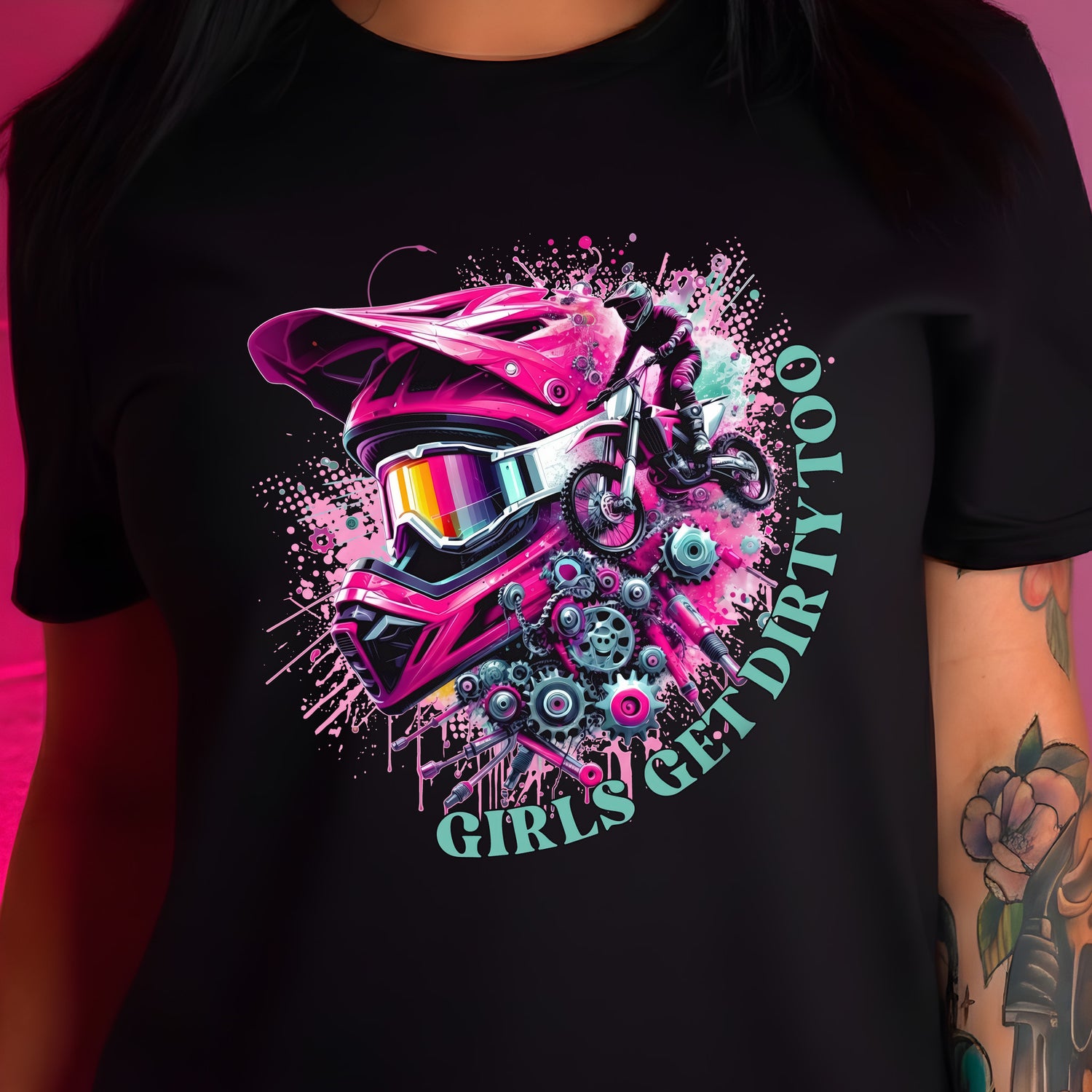 Girls Get Dirty Too - DTF Transfer