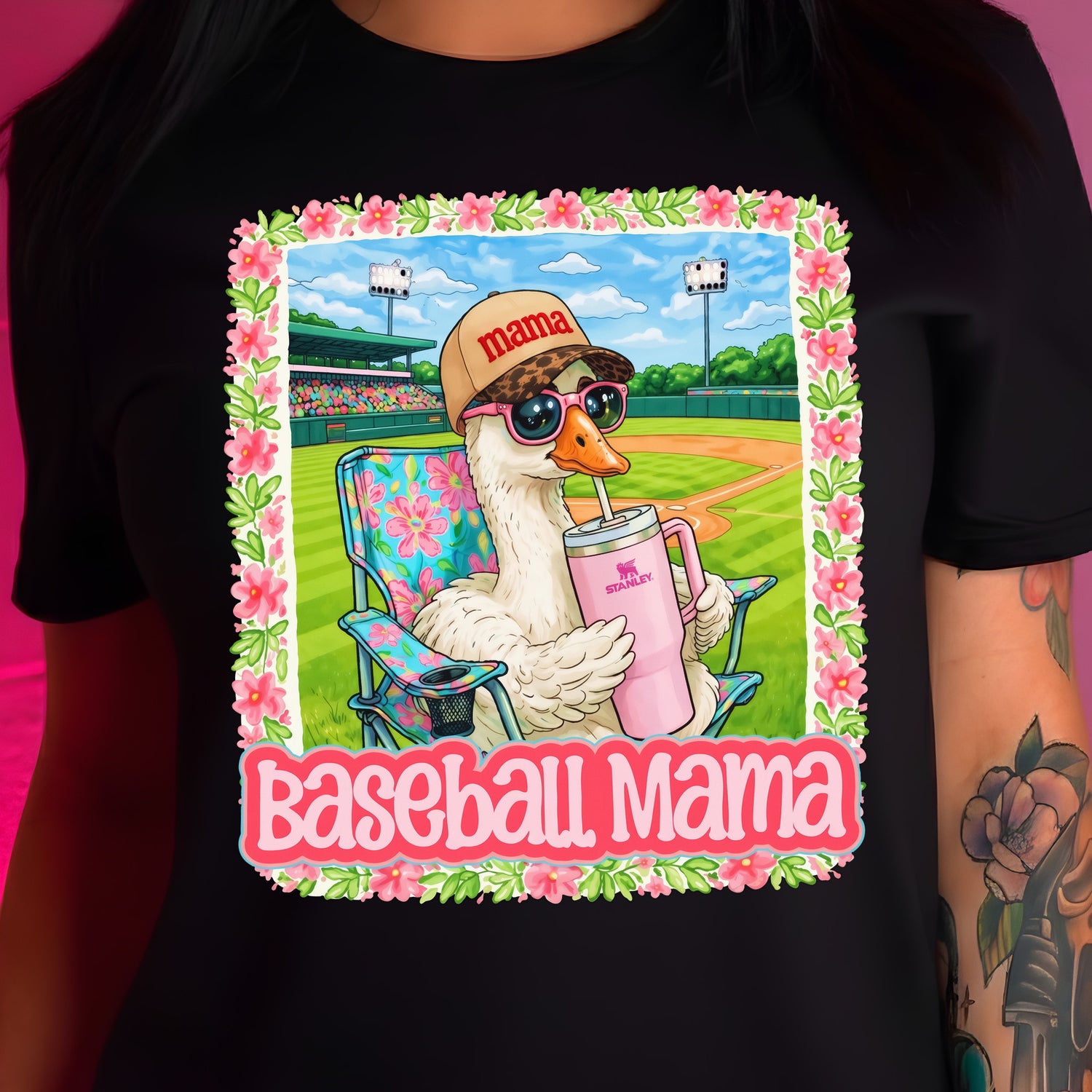 Main Character Baseball Mama - DTF Transfer