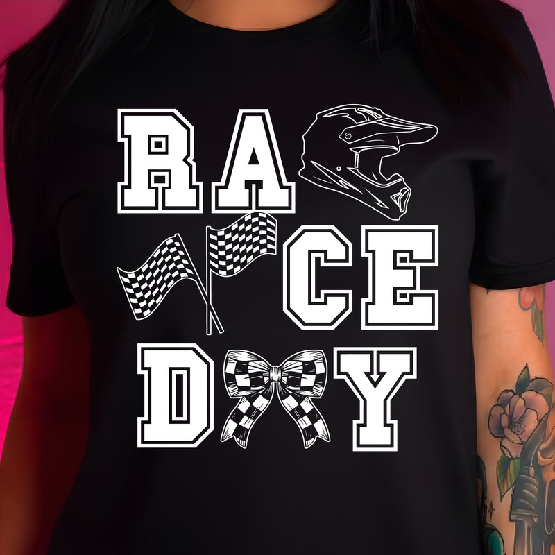 Race Day Coquette Motocross - DTF Transfer