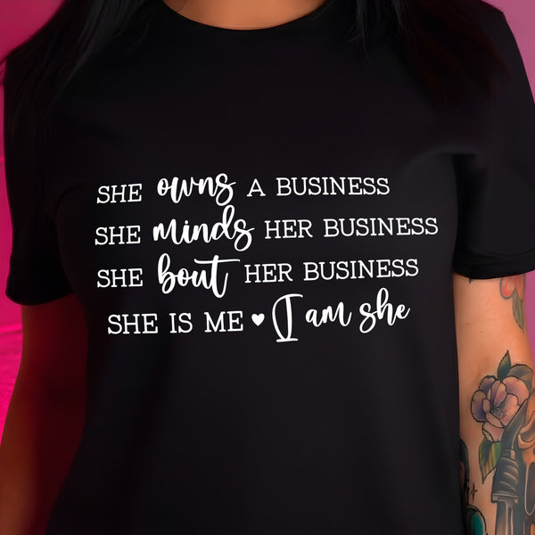 She Is Me - Small Business Owner - DTF Transfer