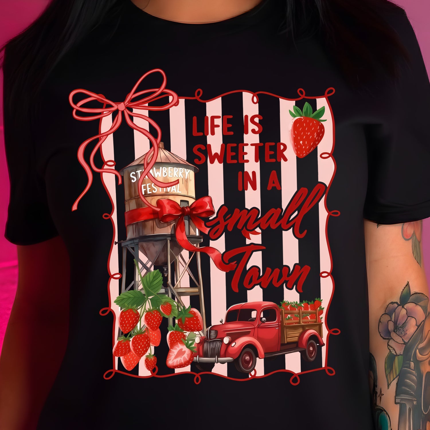 Life Is Sweeter In A Small Town - DTF Transfer
