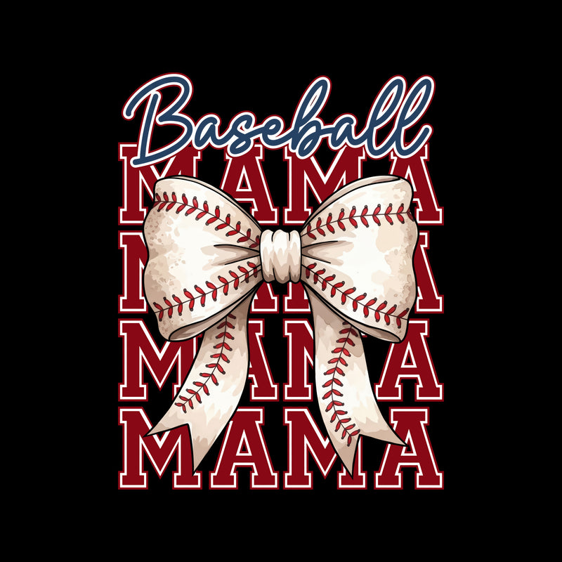 Stacked Baseball Mama - DTF Transfer