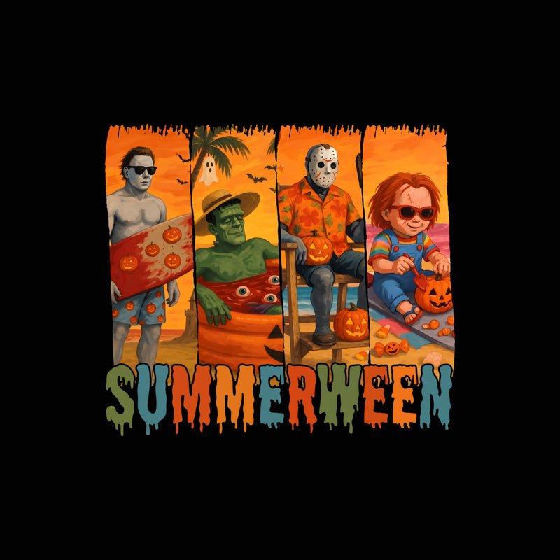 Summerween Horror Slasher Panels - DTF Transfer