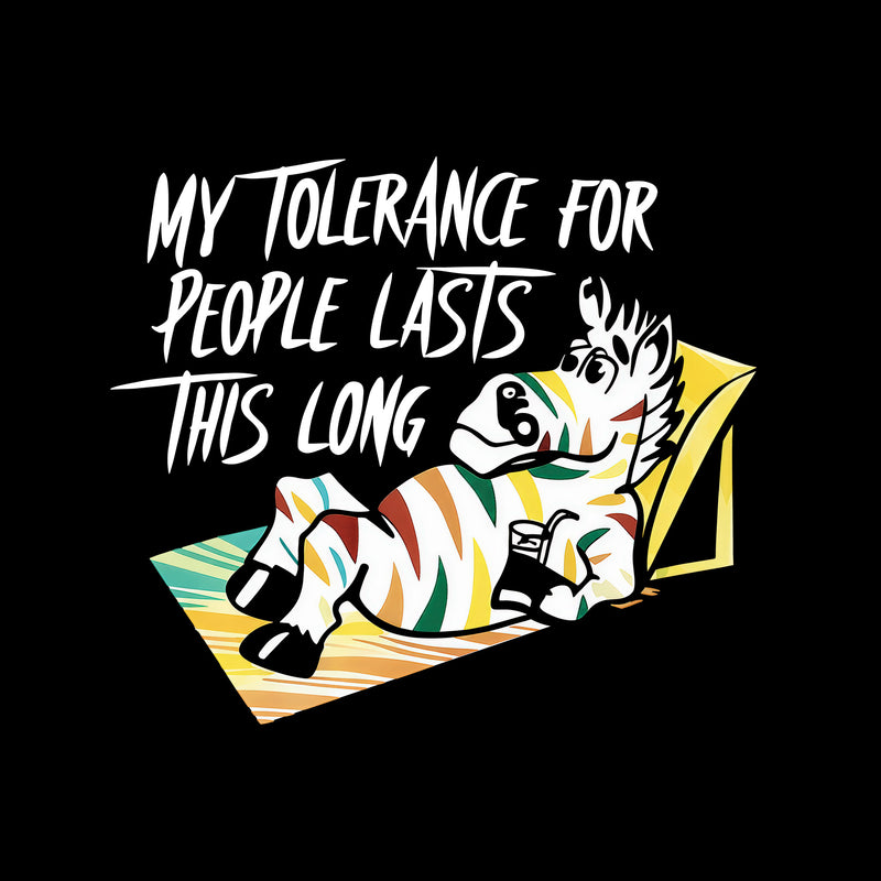 Zero Tolerance Zebra - DTF Transfer