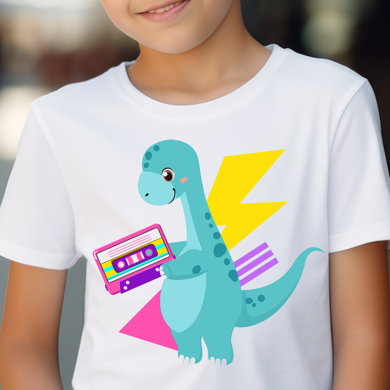 The Cassette Saur - DTF Transfer