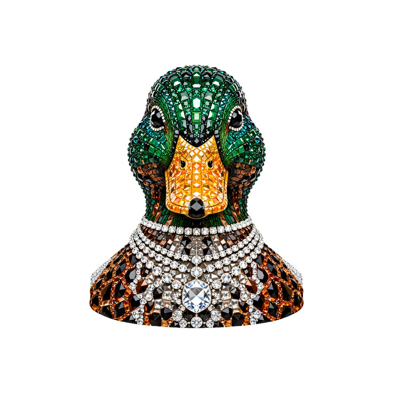 Boujee Faux Gemstone Mallard Duck - DTF Transfer