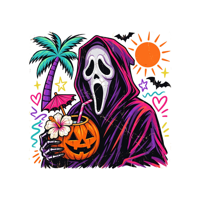Ghostface On Vacation - DTF Transfer