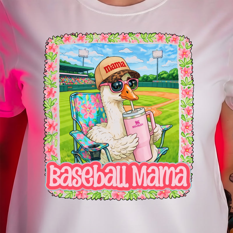 Main Character Baseball Mama - DTF Transfer