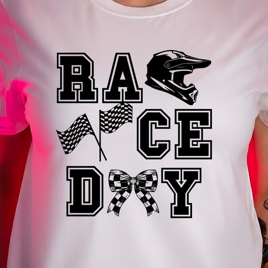 Race Day Coquette Motocross - DTF Transfer