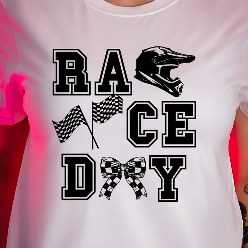 Race Day Coquette Motocross - DTF Transfer