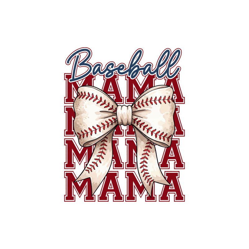 Stacked Baseball Mama - DTF Transfer