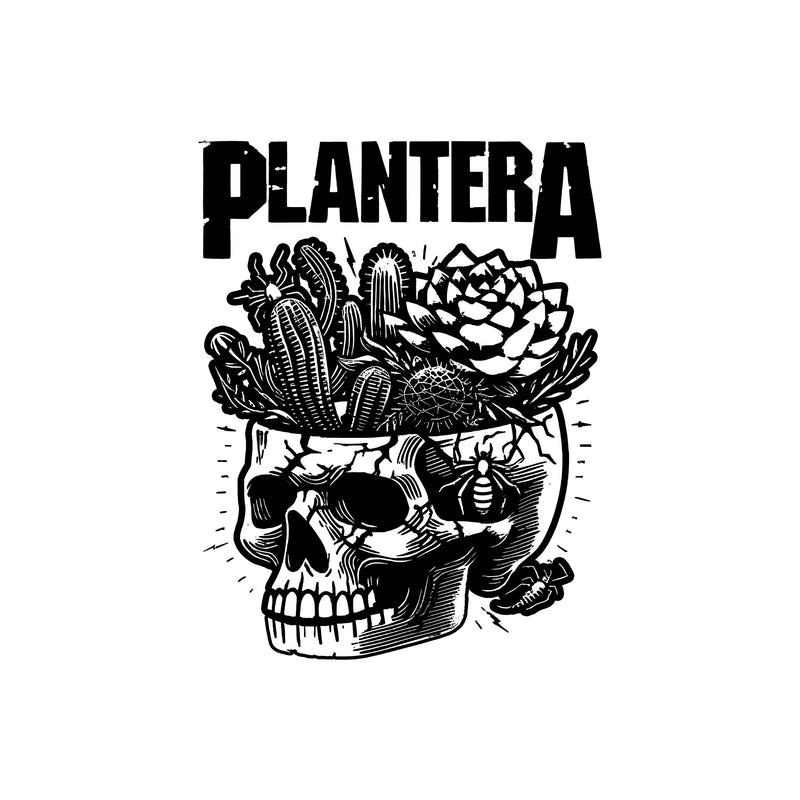 Plantera Succulent Skull - DTF Transfer