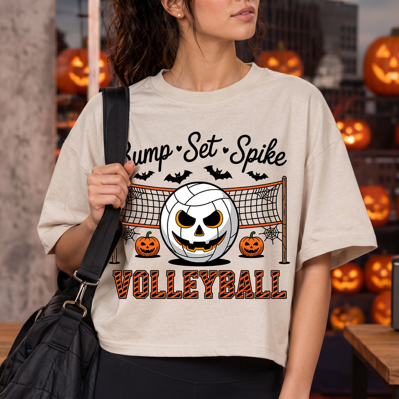 Jack-O'-Lantern Net DTF Transfer