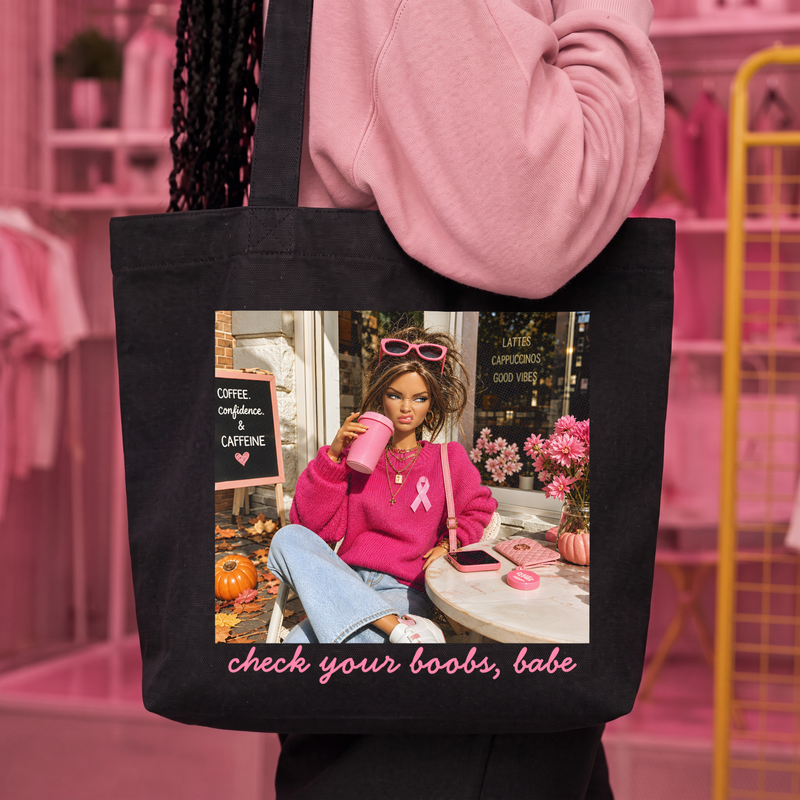 Coffee Shop Doll Awareness DTF Transfer