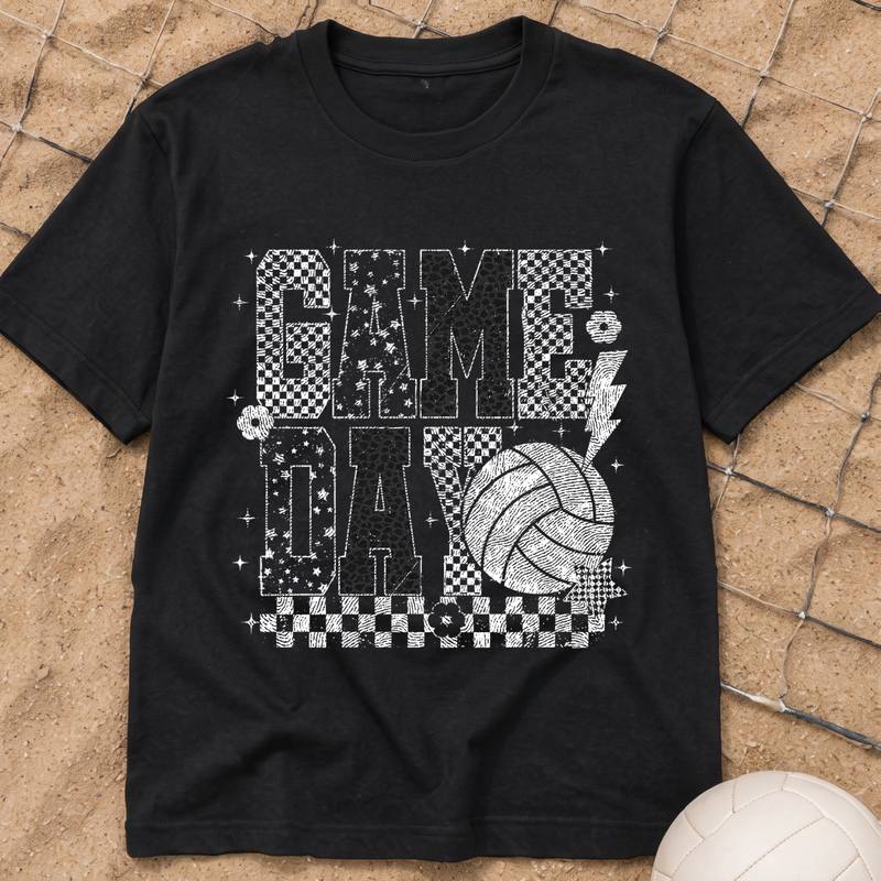 Checkered & Leopard Mixed Pattern DTF Transfer