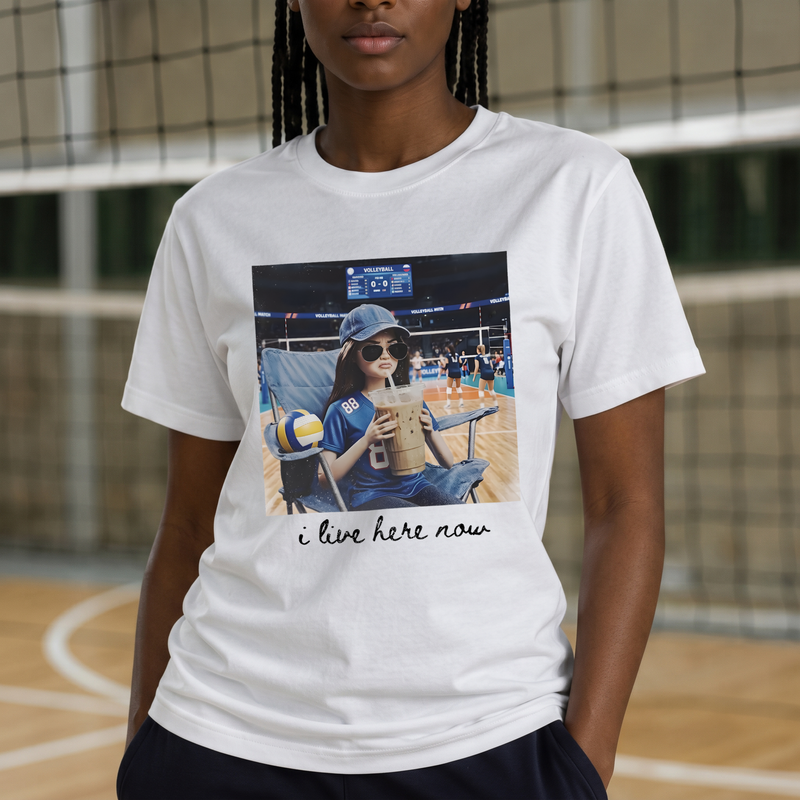 Volleyball Mom Iced Coffee Tournament DTF Transfer