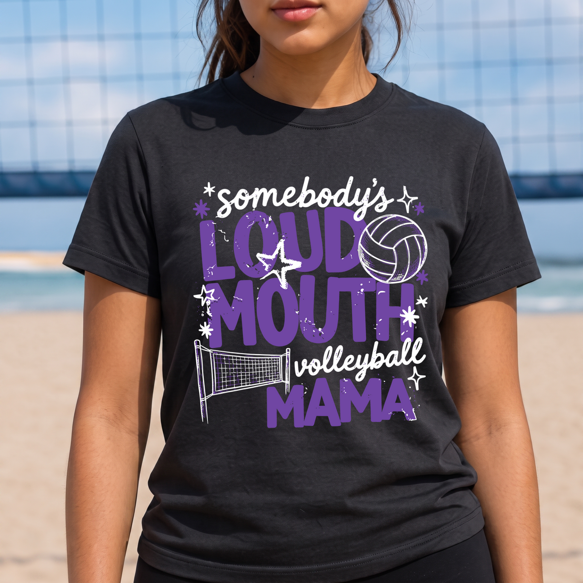 Distressed Purple Typography DTF Transfer