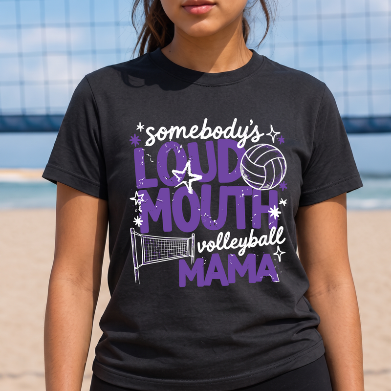 Distressed Purple Typography DTF Transfer