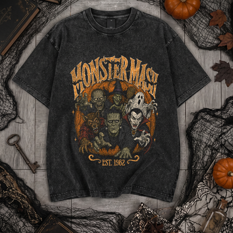 Classic Horror Icons Vintage Pumpkin DTF Transfer