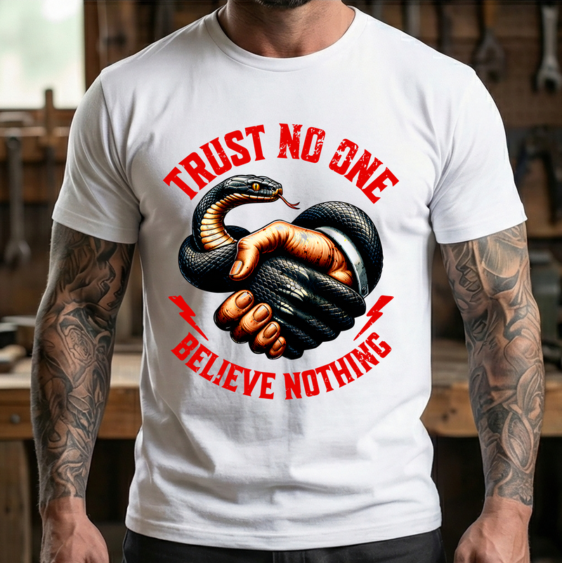 The Reptilian Deal: Trust No One Edition - DTF Transfer